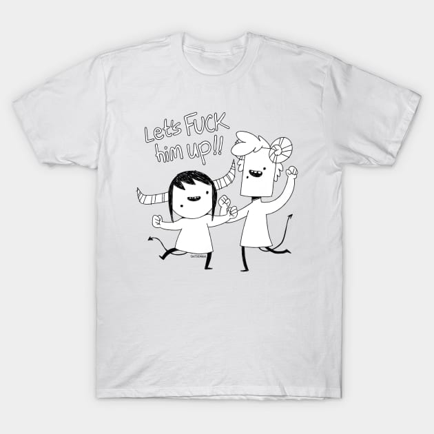 Shit Demons: Lets Fuck Him Up! T-Shirt by iamprikle